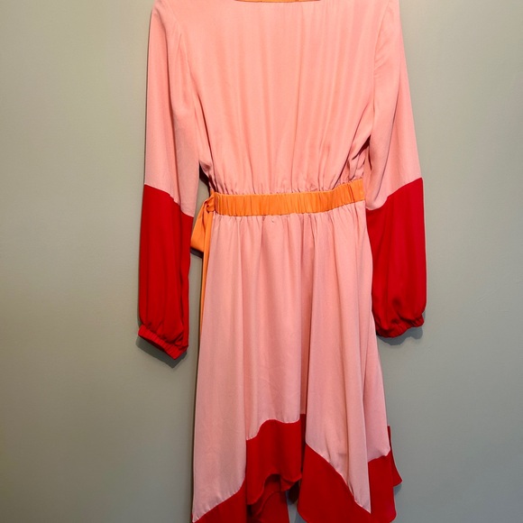 Strut & Bolt Flowy Orange and Red Dress (Size Small) - Picture 5 of 9
